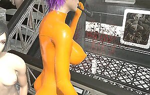 Sexy Black Widow Natasha Romanoff_Latex Chubby Thicker Nude_Sexy Latex Big Ass Resident Evil 2