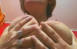 Old Webcam Model With Big Saggy Tits Gets Naughty