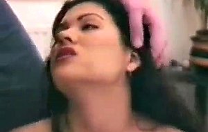 Tempting housewife gets dirtied by cum