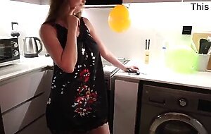 I fucked my friend's mom in the kitchen after his birthday