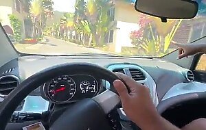 Latina with a big ass is fucked by a stranger when he takes her home in the car