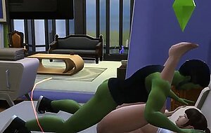 hulk with japanese bbw sims 4