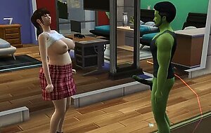 hulk with japanese bbw sims 4