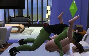 hulk with japanese bbw sims 4