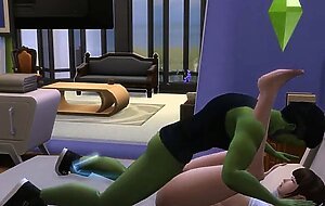 hulk with japanese bbw sims 4