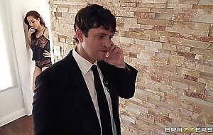 Boning her bodyguard, Preston...