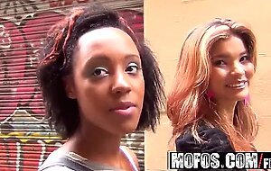 Mofos - Two hot teens Myuiki Son,and Noemilk, get fucked for cash