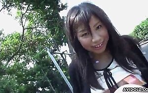 Japanese teen, karin asahi got fingered, uncensored