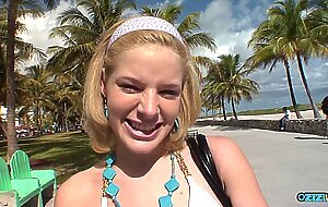 The sweet blonde Ally Ann gets...