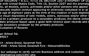 LICENSED TO LICK - Savannah Fyre Needs Tender Pussy Ariana Grand