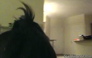 Hot Girlfriend Sucks Lover's Huge Dong And Fucked