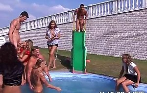 Private sex party with paint and penis hungry sluts