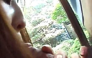 Asian teacher babe blows student