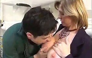 Mature boss and her employee 00