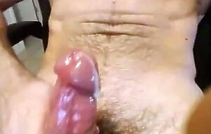 Muscular Hunk Strokes His Big Cock