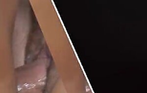 Masturbating