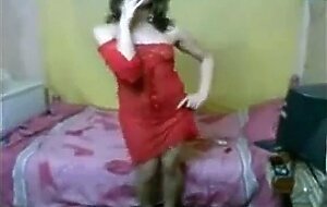 Egyptian Crossdresser Ingy Dances