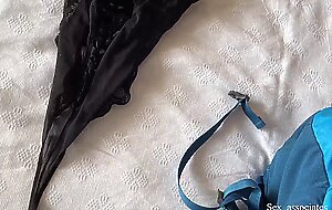 Masturbating