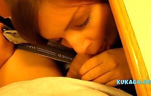 Russian Amateur Teen's Homemade Blowjob