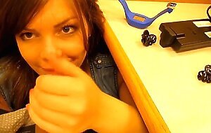 Russian Amateur Teen's Homemade Blowjob