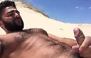 Greek Beach Jerk - Big Cock Hunk Outdoor Adventure