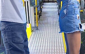 Student humped and fucked on the bus in public!