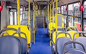 Student humped and fucked on the bus in public!