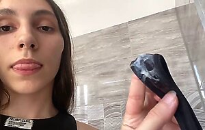 Eating Cream From My Pussy - A Hungry Solo Teen Webcam Show