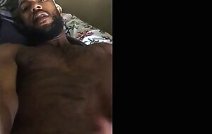 Fat Bear Stroking His Big Cock