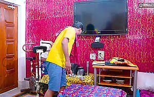Desi horny female fucking house owner seduces desi local servant when her husband not at home