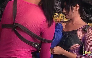 Kinky sluts make coal minters happy by fucking with them
