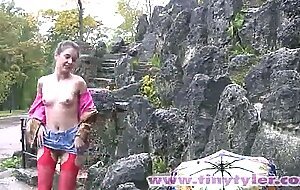 Cute solo teen tyler lifts her skirt