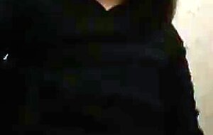 Nasty office worker woman leaks voice during work and masturbates in the toilet 2