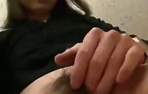 Nasty office worker woman leaks voice during work and masturbates in the toilet 2