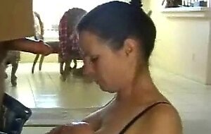 Beauty wife deepthroat blowjob