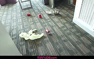 Girl Next Door Teen Fucked POV -...