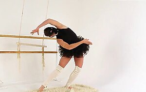 Russian flexible babe big tits Myra Zavisalo