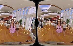 VR Bangers Horny college babes squirting for your cum VR Porn