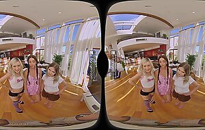 VR Bangers Horny college babes squirting for your cum VR Porn