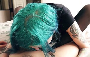 Foot Blowjob Deepthroat from a Beautiful Teen