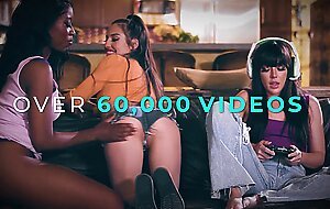 GIRLSWAY - PAWG Babysitter Abella Danger Has HUGE Breastfeeding Fetish For MILF Aali Kali FULL SCENE