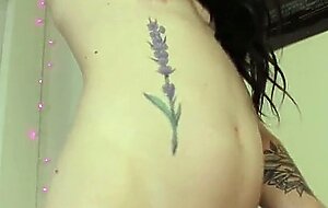 Petite Busty Gentle Femdom trans Top Fucks you on your back and Milks your cock till you squirt