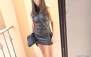 My friend's wife come excited from a night club bringing anal plug