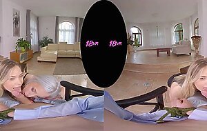 18VR Zazie Skymm & Selvaggia Babe Want Your Money And Hard Cock