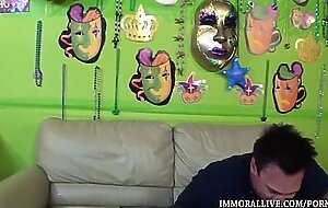 Allison Moore Gets Her Huge Tits Covered in Jizz