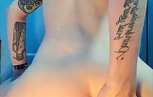 Red head vaginal/anal masturbation 