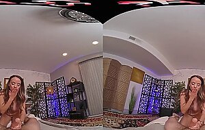 FuckPassVR - Sexy Milf Pristine Edge pleasures your hard cock and enjoys a wet pussy pounding in VR