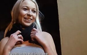 Masseuse karol lilien flashes big tits fucked and creampied