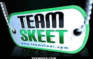 TeamSkeet - Busty Teen Ada Gets Pounded In The Kitchen & Gets Her Pussy Filled With Cum