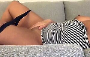 So turned on watching porn, playing with my pussy felt so good 